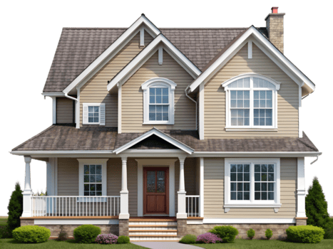 beautiful-suburban-family-house-front-view-transparent-png